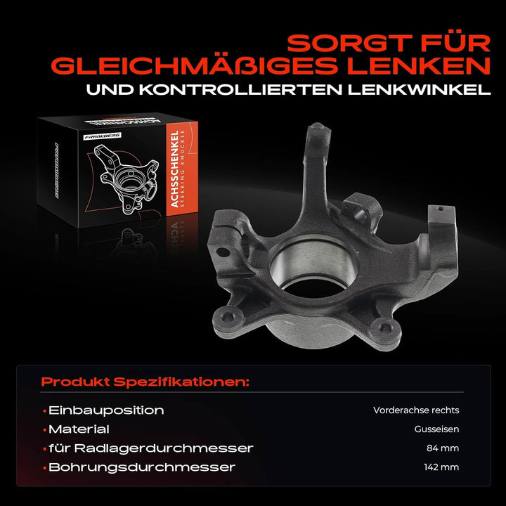 Achsschenkel Radaufhängun Vorne Links für Master J9 F9 X70 H9 U9 E9 Movano JD FD ED/HD/UD 2007-2019