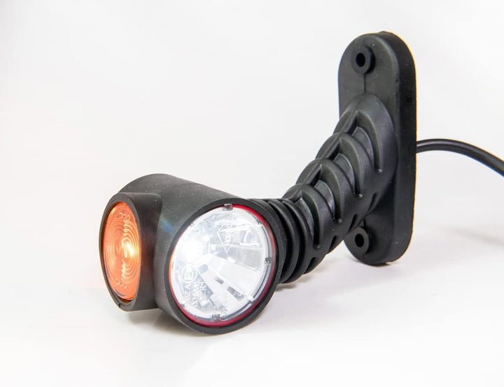 2 x LED Gummi Begrenzungsleuchte Seitenleuchte 12V 24V mit E-Prüfzeichen Positionsleuchte Auto LKW P