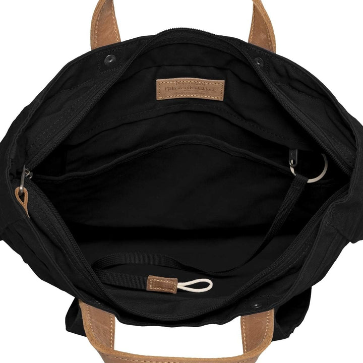 FJÄLLRÄVEN Unisex Erwachsene, Damen Umhängetasche Totepack No. 1 Black (24203-550) Single, Black (24