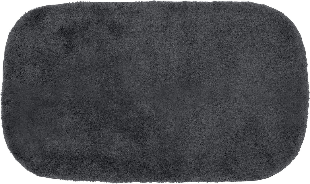 Erwin Müller Badematte, Badteppich Kefalonia rutschhemmend anthrazit Grösse 50x80 cm - für Fussboden