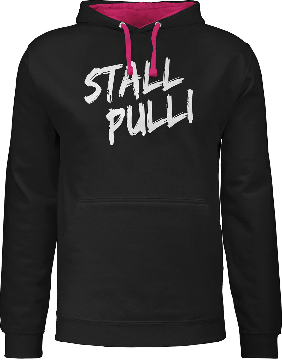 Shirtracer - Pullover Herren Frauen Hoodie Kontrast zweifarbig - Pferde - Damen - Stallpulli Distres