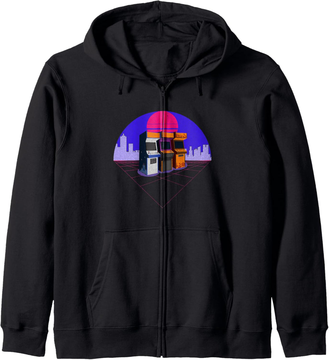 Vintage Arcade Spiel Maschine 90er Retro Geschenk Kapuzenjacke