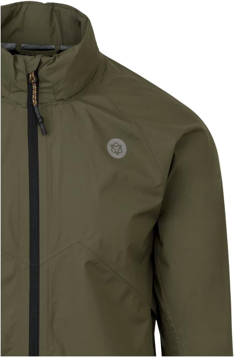 AGU Giacca Compact Rain Venture Unisex Verde Militare
