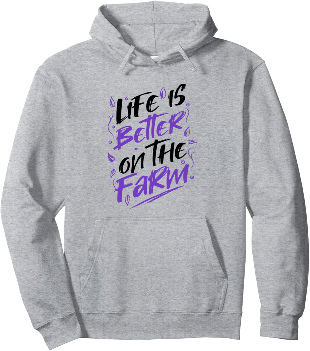 Traktor Bauernhof Tier Lustiger Spruch Landwirt Pullover Hoodie