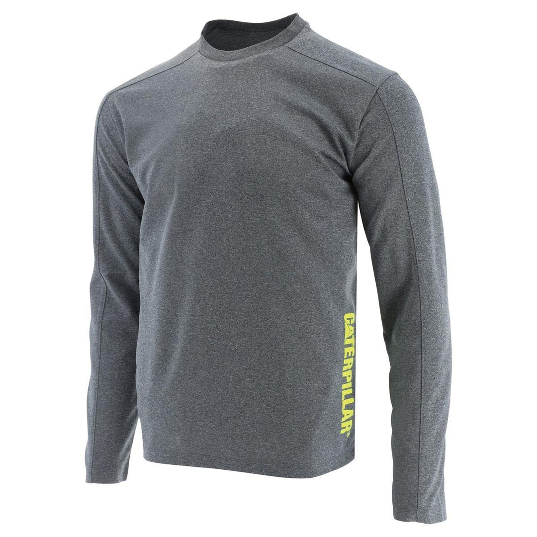 Caterpillar CAT Workwear Herren Coolmax Langarmshirt S Eclipse Heather, S Eclipse Heather