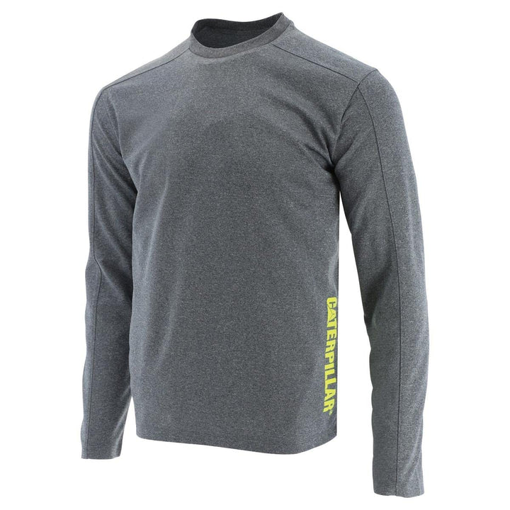 Caterpillar CAT Workwear Herren Coolmax Langarmshirt S Eclipse Heather, S Eclipse Heather