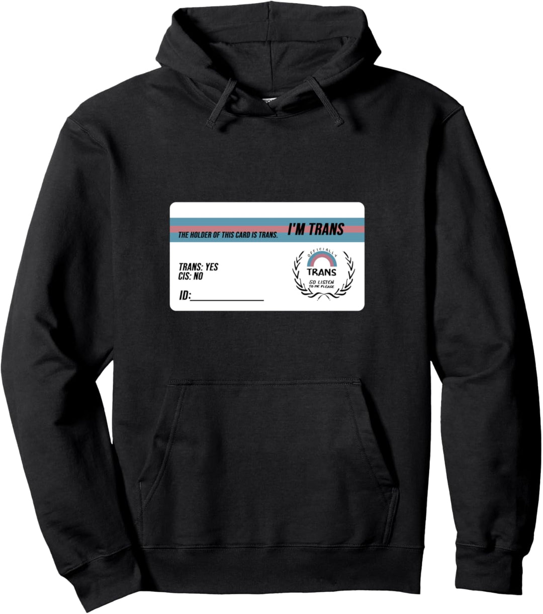 trans-Karte LGBTQ Mitglied Pullover Hoodie
