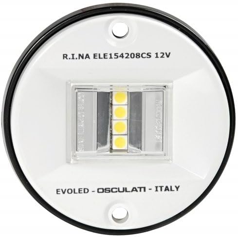 Osculati 11.039.21 EVOLED Navigationslichter mit Energiesparenden, Silber, Grösse 112.5