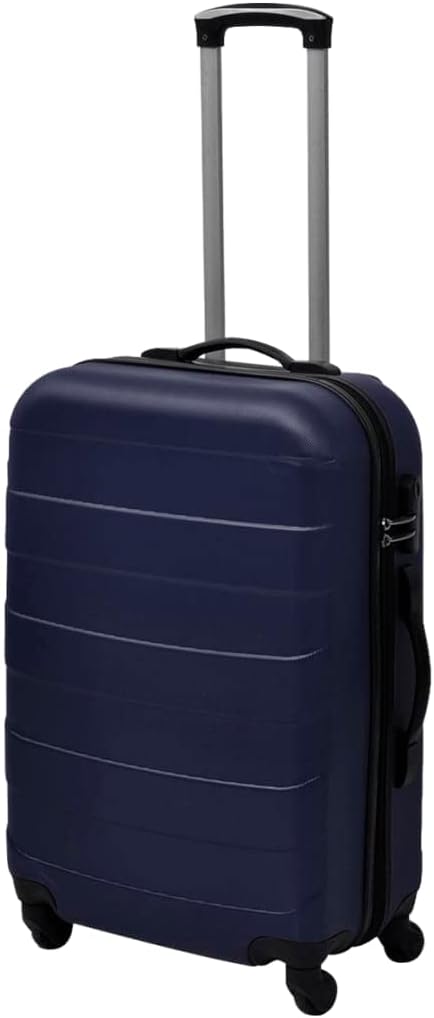 vidaXL Reisekoffer 3-TLG. Trolley Kofferset Hartschalenkoffer mehrere Auswahl Blau, Blau