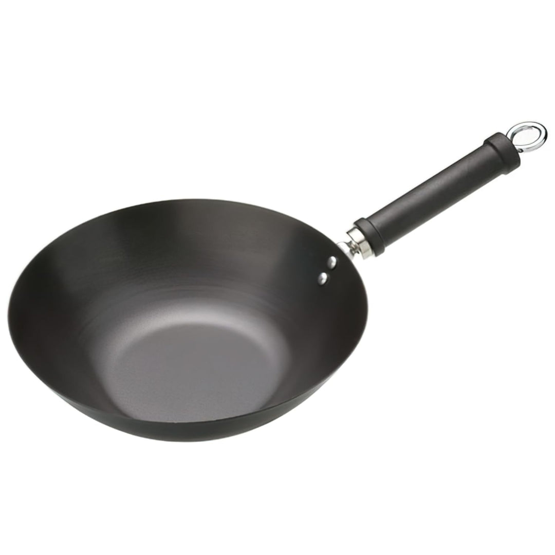 KitchenCraft World of Flavours Antihaft-Wok für Induktionskochfeld, Kohlenstoffstahl, Rührbratpfanne
