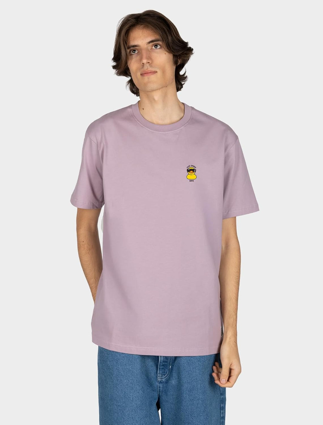 IRIEDAILY Herren T-Shirt Lazy Sunny Day EMB Bio-Baumwolle Regular Fit XS Mauve, XS Mauve
