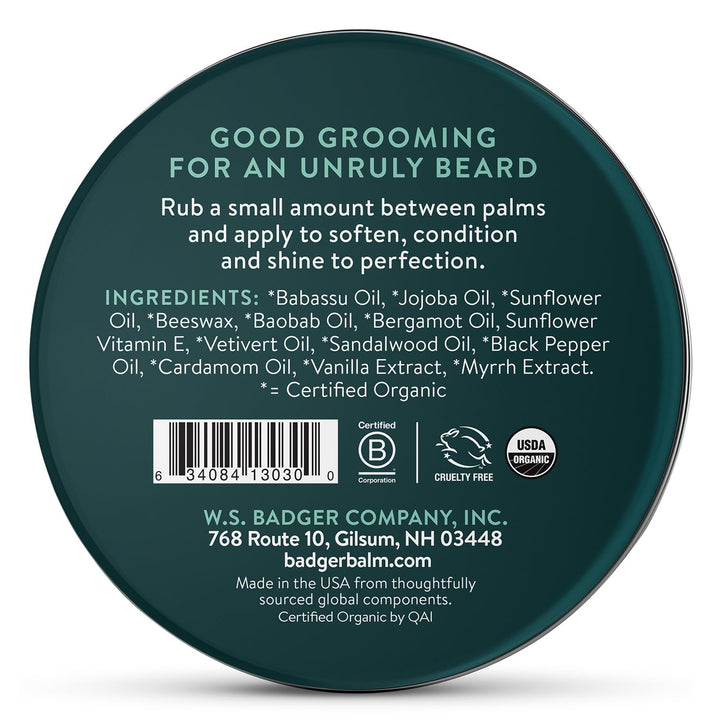 Badger Bart Balm, 56 g