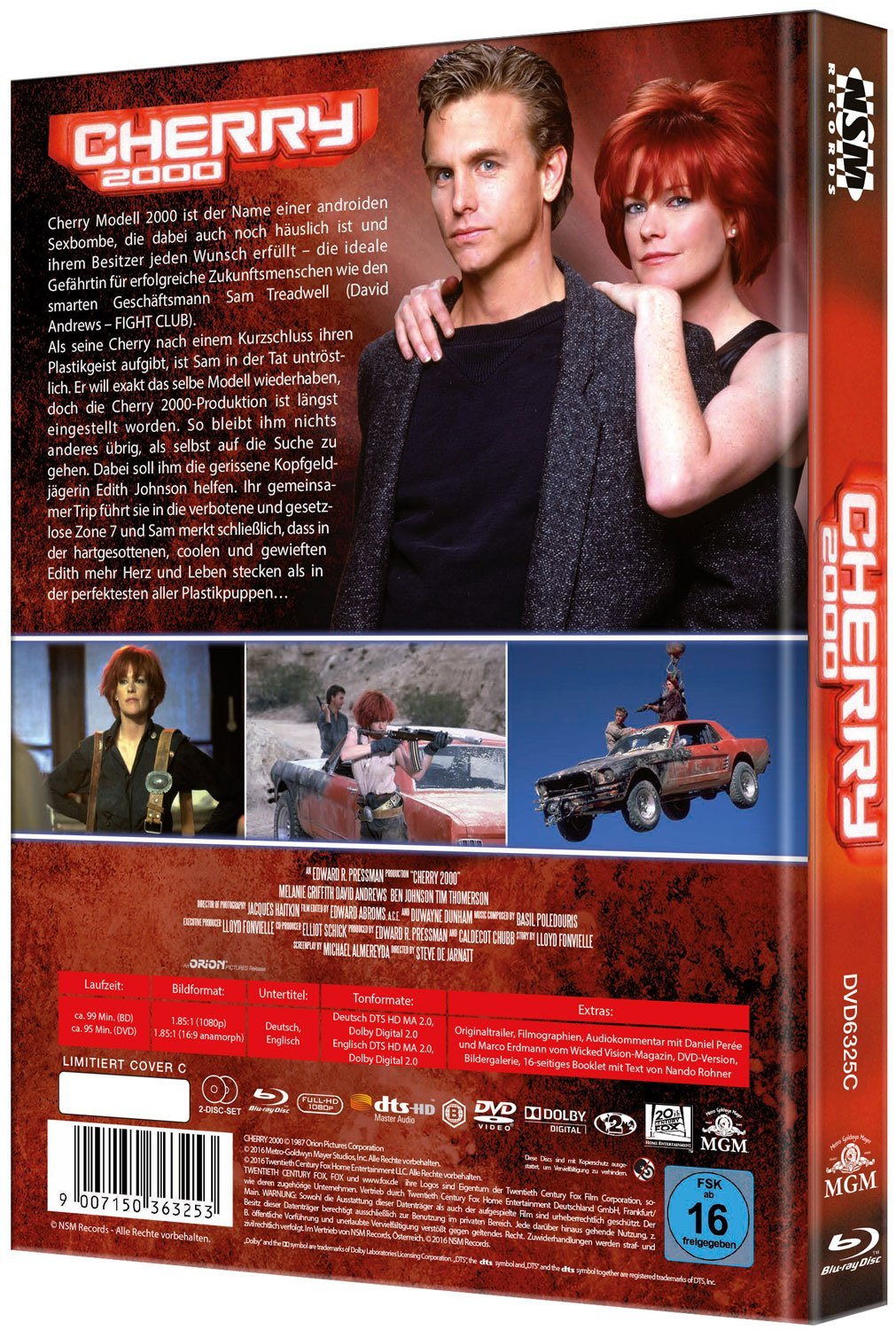 Cherry 2000 - uncut (Blu-Ray+DVD) auf 333 limitiertes Mediabook Cover C [Limited Collector's Edition