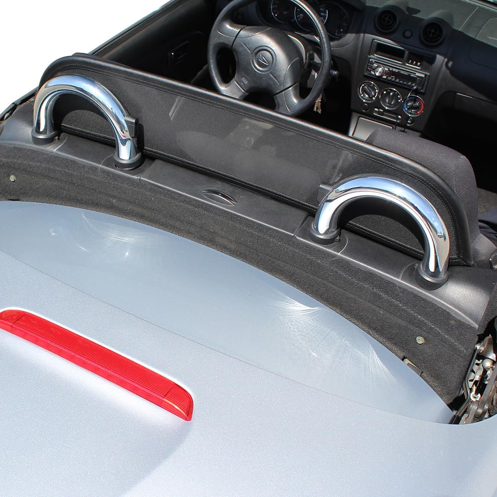 Aperta Windschott passend für Daihatsu Copen 100% Passgenau OEM Qualität Schwarz Windstop Windabweis