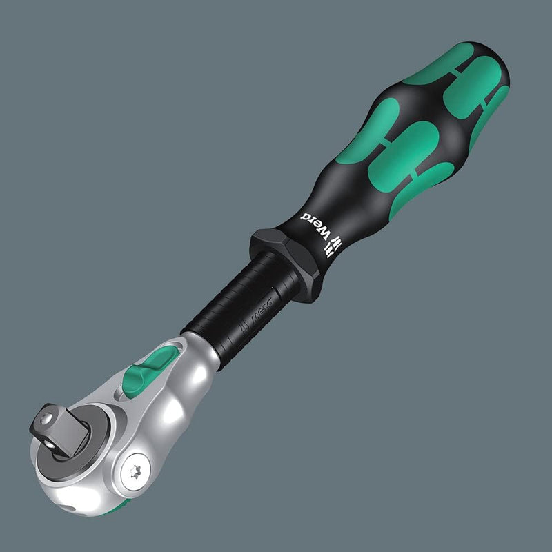 Wera 8000 B Zyklop Speed-Knarre mit Antrieb, 3/8 Zoll x 199.0 mm, 05003550001 3/8 Zoll Zyklop Speed