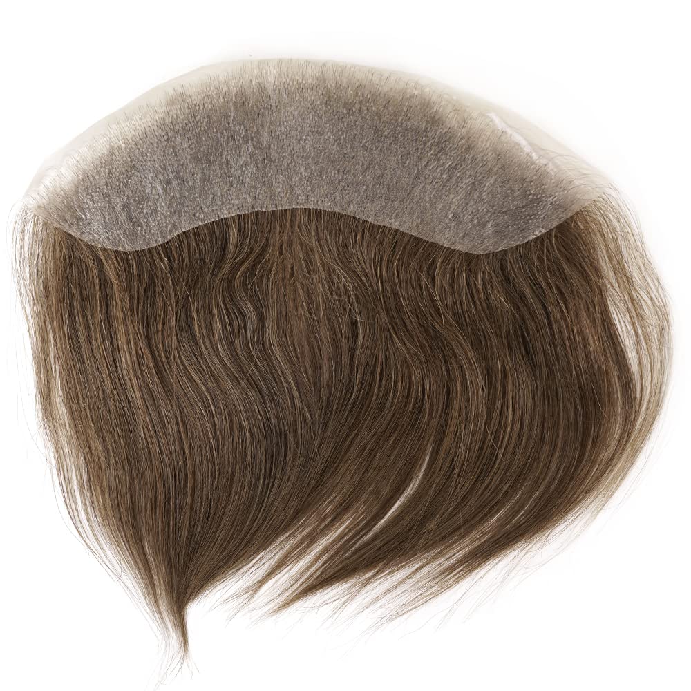 Lordhair Toupet Herren,100% Europäisches Echthaar Herren Toupet Echthaar,V-LOOP Skin Toupet Herren,T