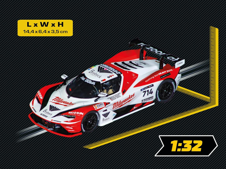 Carrera Evolution KTM X-Bow GTX, Razoon No. 714 – Slotcar mit Lichtfunktionen, digital nachrüstbar &