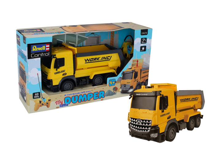 Revell Control 24678 Truck Mercedes-Benz Arocs My Little Dumper RC, Weiss Kipplader, Kipplader