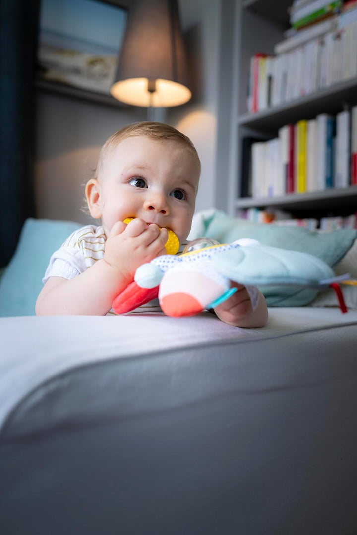 Sophie la Girafe – Multisensorischer Kinderwagen-Schmetterling – Ab 3 Monaten – Beissring, Glöckchen
