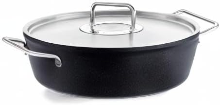 Fissler Adamant / Aluminium-Bräter (Ø 28 cm, 4,3L) Bratentopf-beschichtet mit Metall-Deckel, antihaf