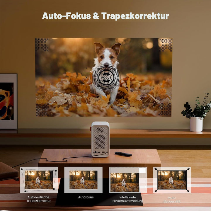 Caydo P1 Zeichenprojektor mit exklusiver Zeichen-App für Künstler, tragbarer Autofokus & Keystone LE