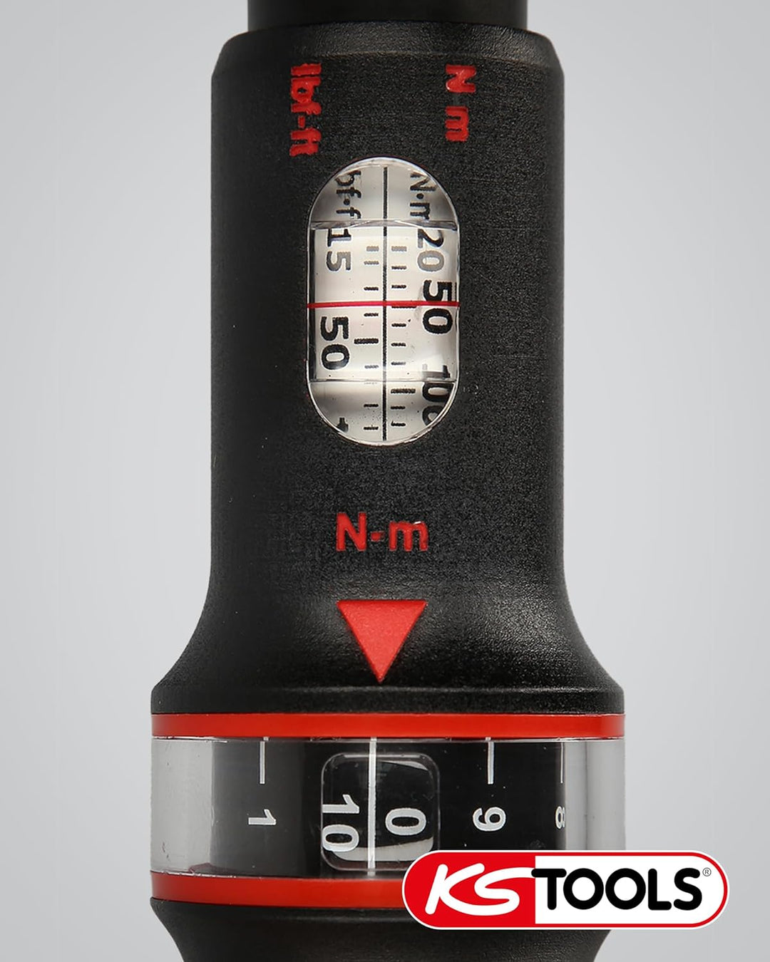 KS Tools Einsteck Drehmomentschlüssel 9x12 mm ERGOTORQUEprecision 516.1612 I 5-25 Nm I Mit Doppelska