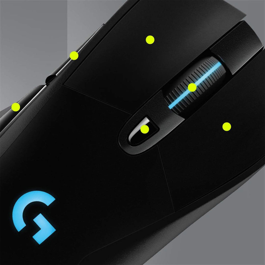 Logitech G703 LIGHTSPEED kabellose Gaming-Maus mit HERO 25K DPI Sensor, Wireless Verbindung, LIGHTSY