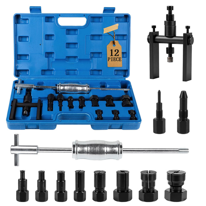 12 TLG Innenlager Abzieher 8–32 mm Kugellagerabzieher Set Motorrad, 12 Tlg