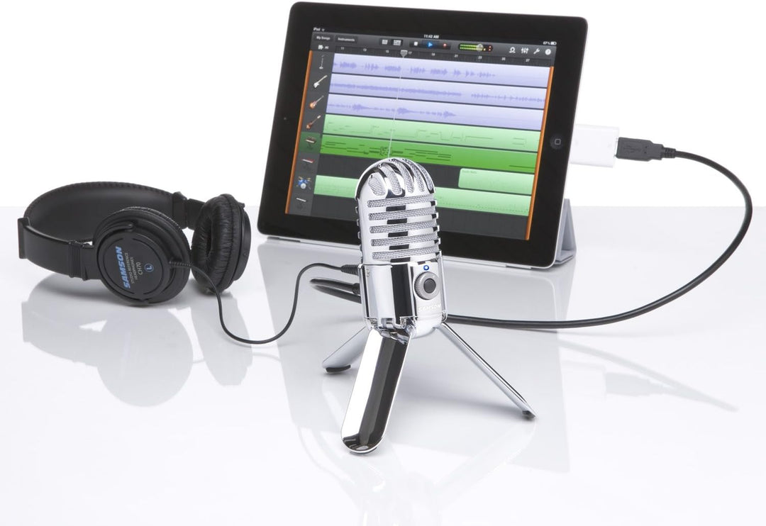 Samson Meteor Mic - Portable USB Studio Quality Condenser Microphone - High Performance, General Pur