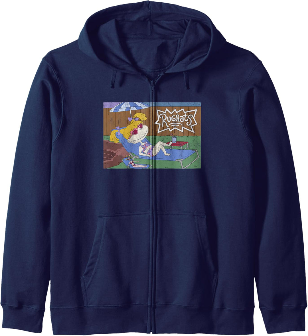 Rugrats Angelica Relaxing Logo Kapuzenjacke