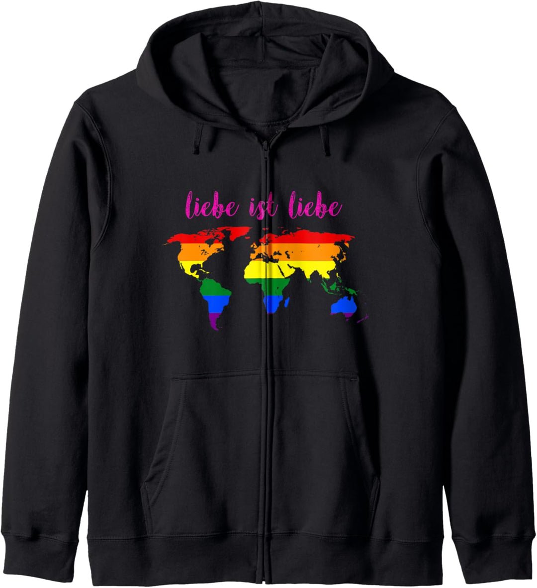 Liebe ist Liebe - und zwar überall Kapuzenjacke