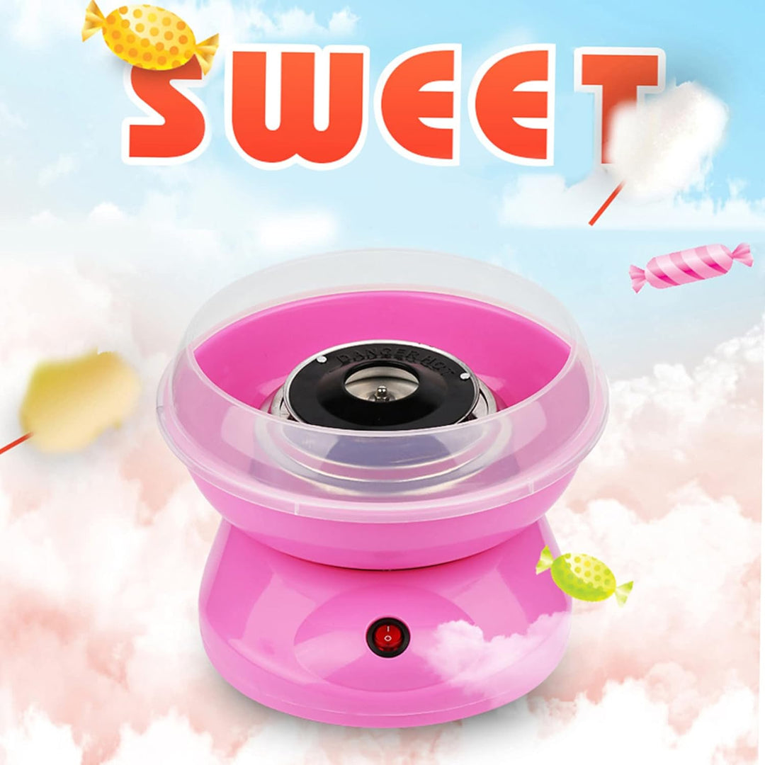 Zuckerwattemaschine für Zuhause, Zuckerwatte-Maschine Set Mit Zuckerwatte Stäbchen & Messlöffel, Zuc
