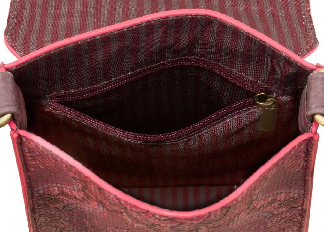 Pip Studio Handytasche Kyoto | Dark Pink - 13 x 20 x 4,7