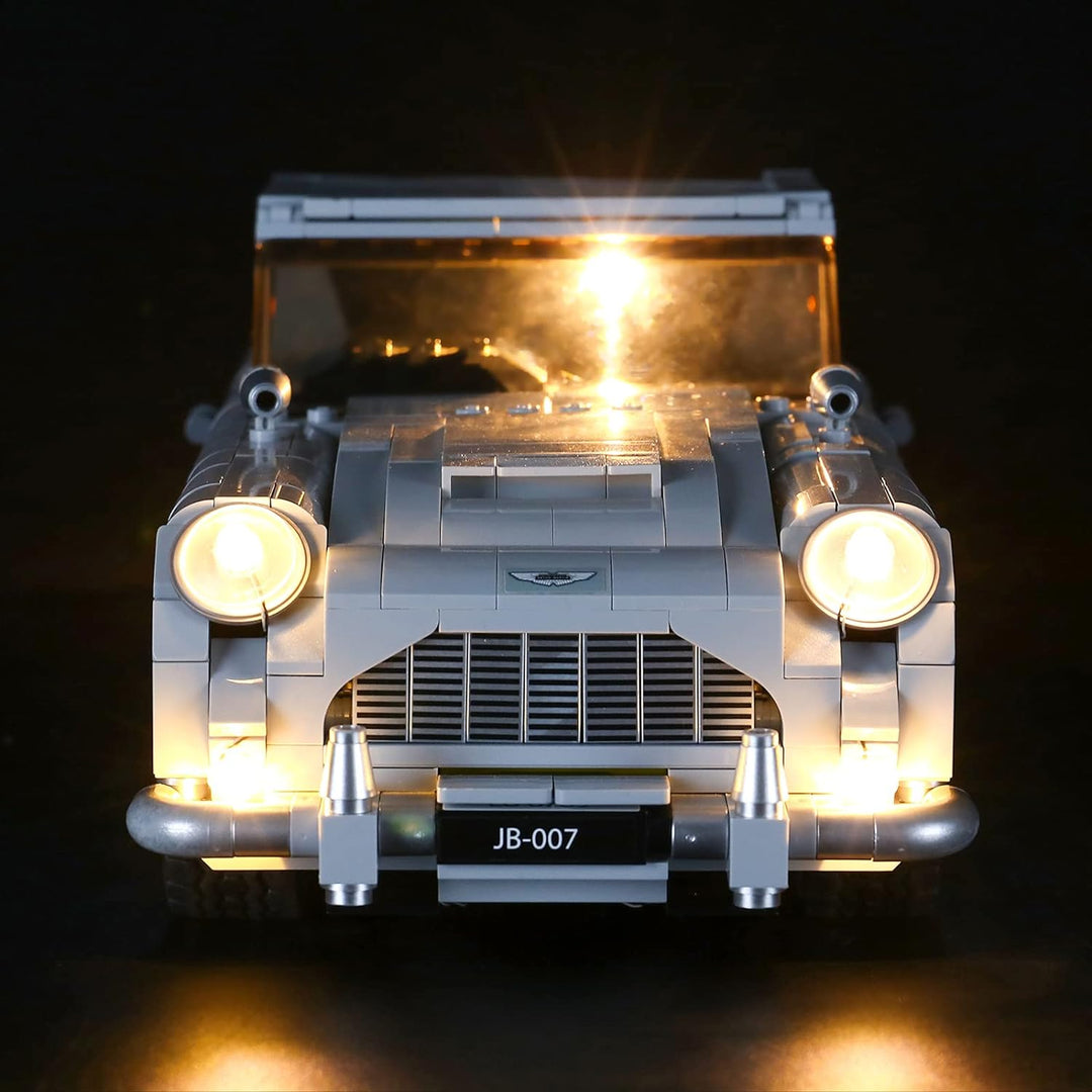 BRIKSMAX Led Beleuchtungsset für James Bond Bricks Spielzeug Aston-Martin DB5 10262 (Mit Fernbedienu