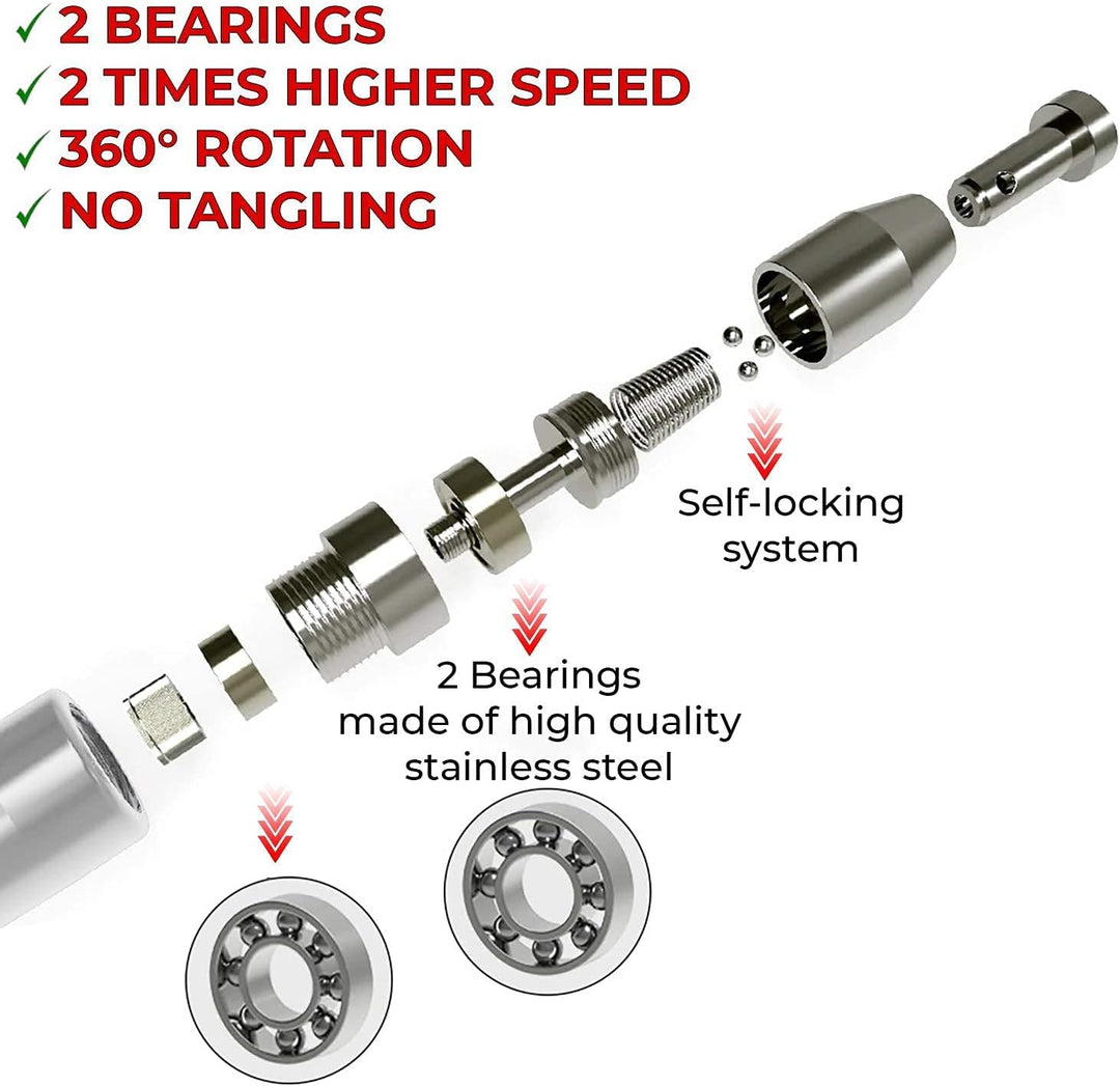 PrimaFIT Springseil Erwachsene Fitness Pro Speed Jump Rope 3m Seilspringen Verstellbar Mit Gewichten