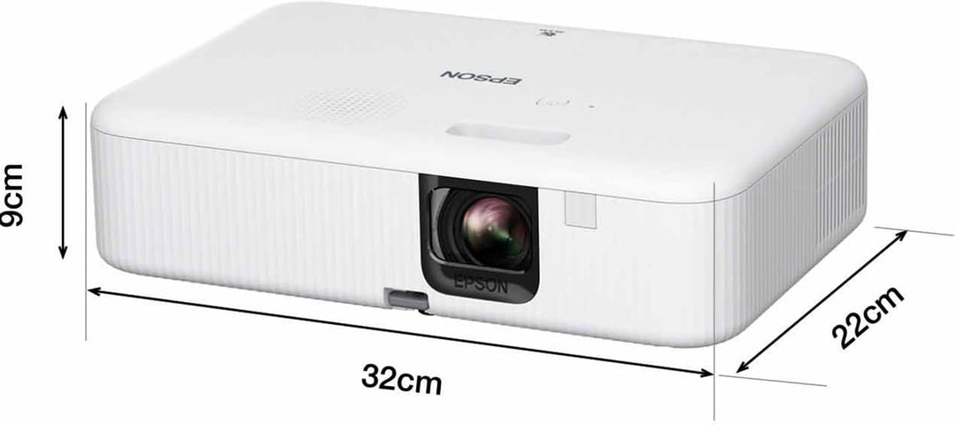 Epson CO-FH01 3LCD-Projektor (Full HD 1080p, 3.000 Lumen Weiss- und Farbhelligkeit, 391 Zoll/9,93 m