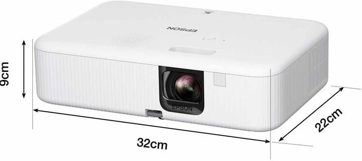 Epson CO-FH01 3LCD-Projektor (Full HD 1080p, 3.000 Lumen Weiss- und Farbhelligkeit, 391 Zoll/9,93 m