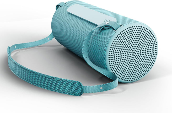 Loewe We. HEAR 2 Aqua Blue, Bluetooth Lautsprecher, 60W, Wasserresistent, Tragbar, Aufladbar, 17h La