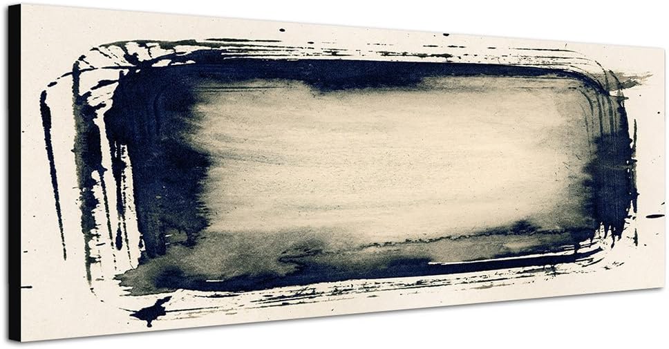Paul Sinus Art Panoramabild auf Leinwand und Keilrahmen 150x50cm Papier Plakat Grunge abstrakt