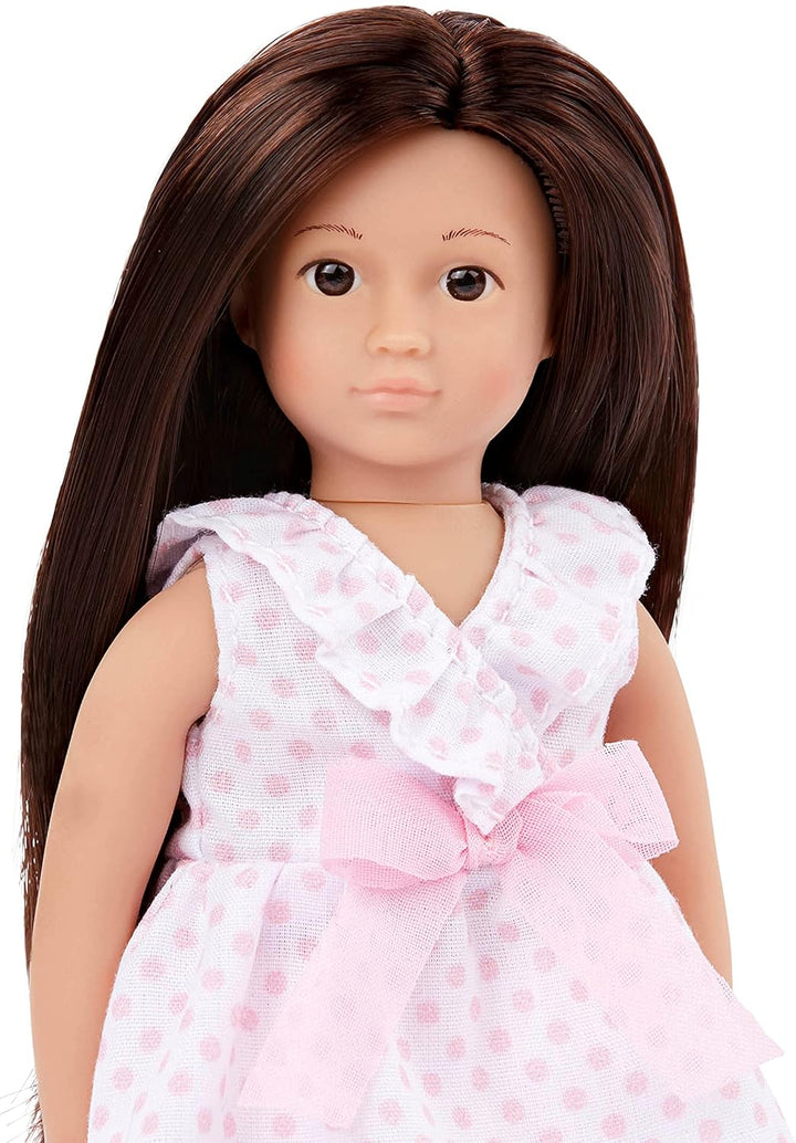 Lori – 4 Kleine Puppen – 15 cm Mini Puppen mit modischen Outfits – mit Puppenzubehör & Puppenkleidun