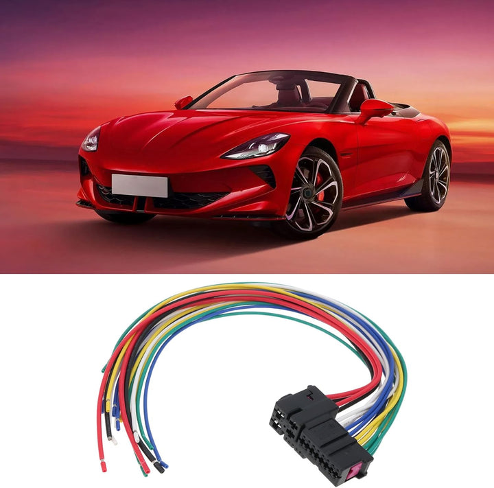 Briny River Auto-Vordertür Links Rechts Kabelbaum Reparatursatz 8E0972702 Kompatibel mit Audi A3 (8P