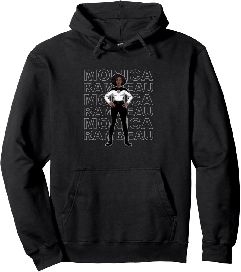 Marvel WandaVision Monica Rambeau Text Stack Portrait Pullover Hoodie