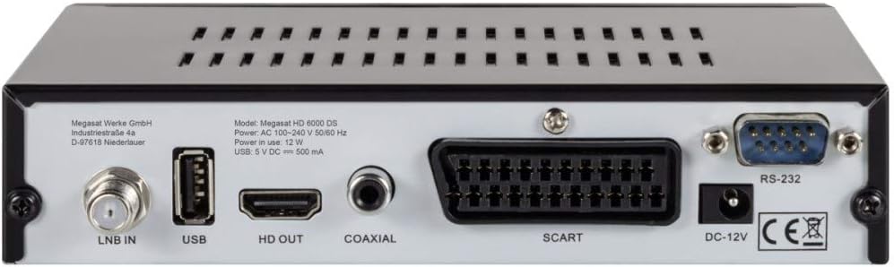 Megasat 9101628 HD 6000 Camping SAT-Anlage mit Receiver