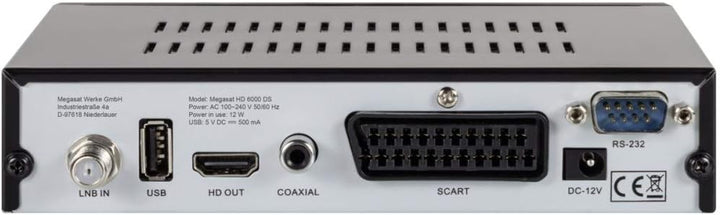 Megasat 9101628 HD 6000 Camping SAT-Anlage mit Receiver