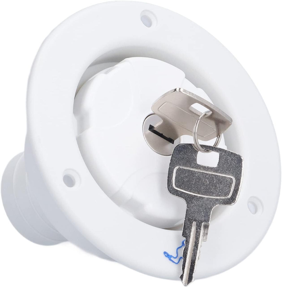 Buachois Tankdeckel 80mm Wassertankdeckel mit 2 Schlüsseln Auslaufsicherer Wasser Diesel Trinkwasser