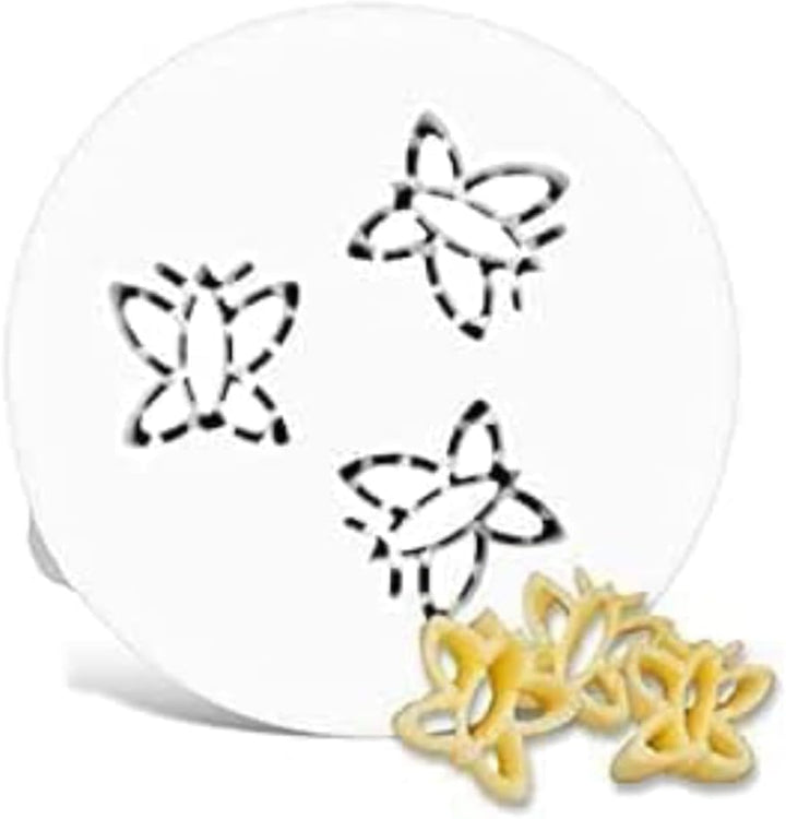 MY PASTA - Schmetterling - Zubehör Für Pastamaker Pasta Disc Kompatibel Mit Pasta Maker Avance Matri