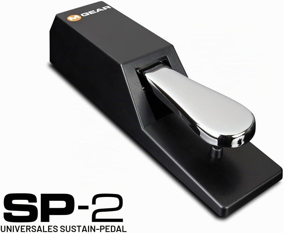 AKAI Professional Midi Controller + Sustain Pedal Bundle - MPK Mini MK3 Black USB-MIDI-Keyboard Cont
