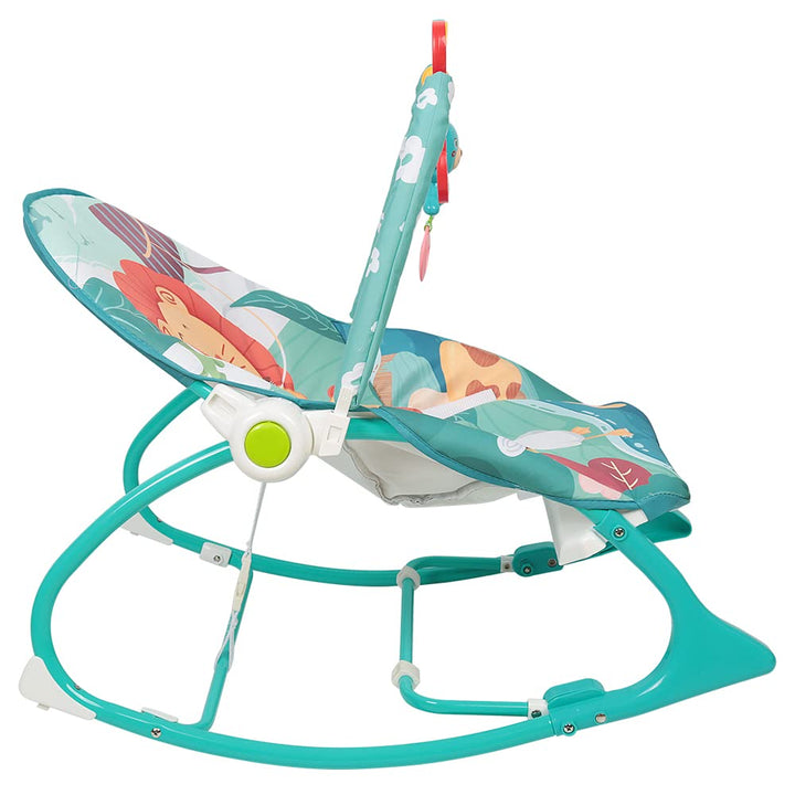 Baby Wippe mit Beruhigenden Vibrationen, Babyschaukel Elektrisch mit Liegefunktion, Verstellbare Rüc