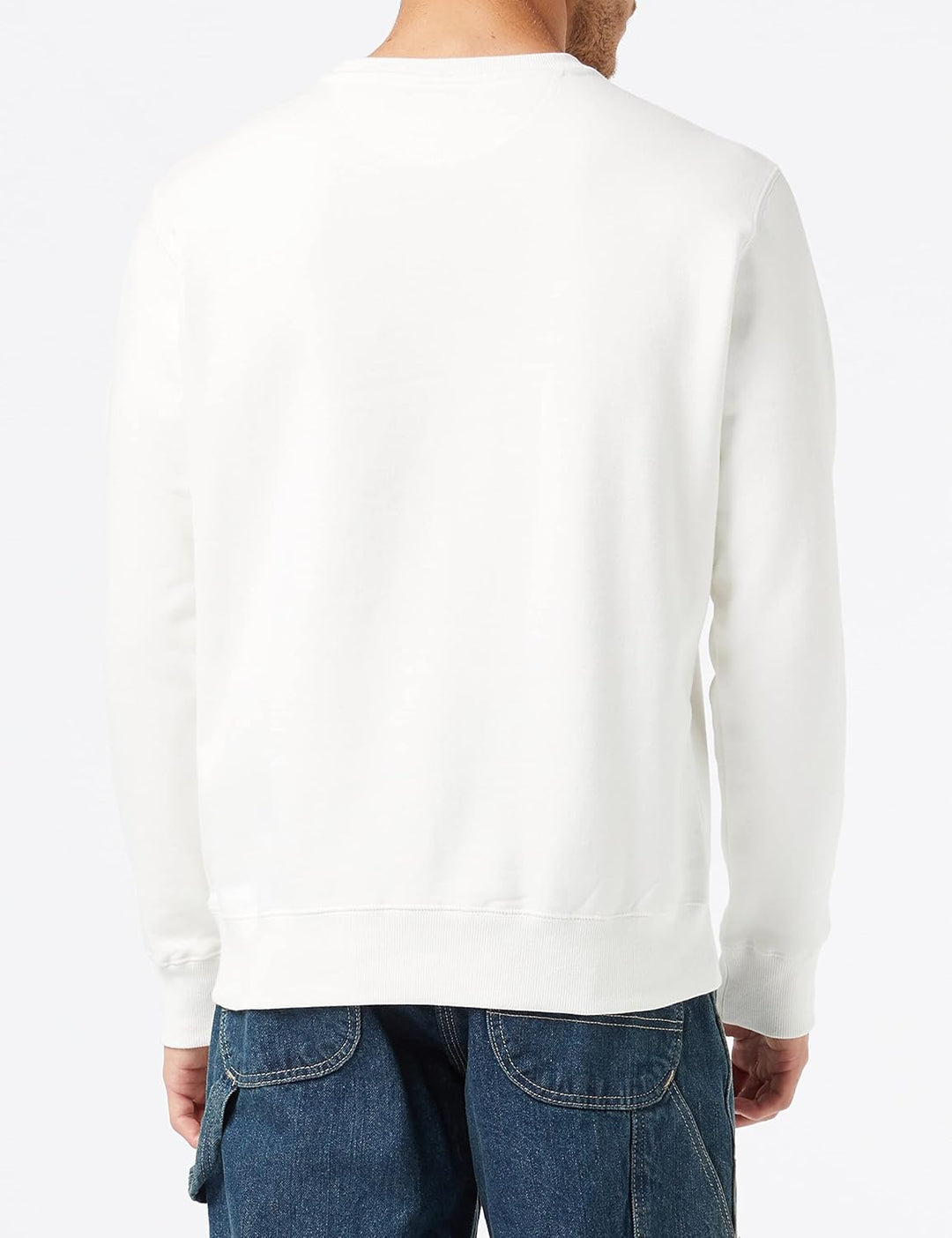 Schott NYC Herren Swcrew Sweatshirt S Weiss (Off White), S Weiss (Off White)