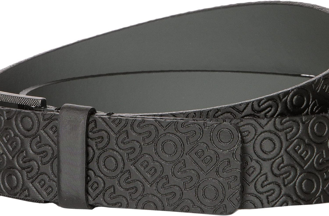 BOSS Herren Gürtel 90 Black1, 90 Black1
